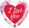 I Love You Helium Balloon